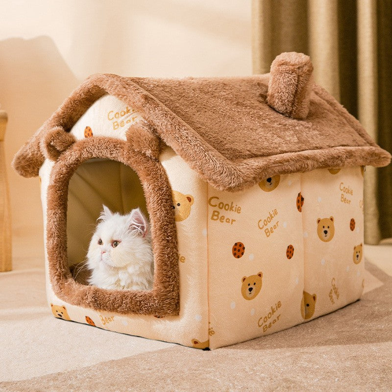 Cookie Bear Printed Pet House