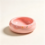 Donut Ceramic Raised Cat Bowl